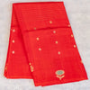 Benarasi Mango Silk Saree with Meena Work in Red | Rumani Dhaage