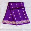 Benarasi Mango Silk Saree in Purple | Rumani Dhaage