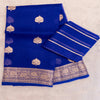 Benarasi Kora Organza Saree in Royal Blue | Rumani Dhaage