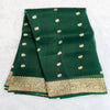 Benarasi Kora Organza Saree in Green | Rumani Dhaage