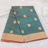 Benarasi Katan Silk Saree in Green | Rumani Dhaage