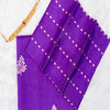 Benarasi Mango Silk Saree in Purple | Rumani Dhaage