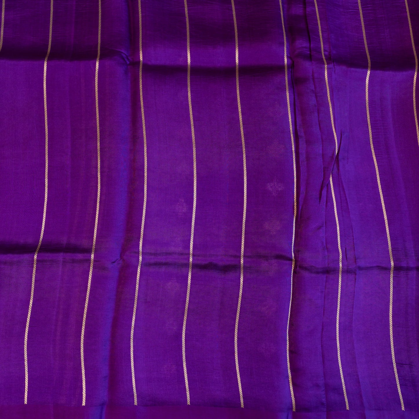 Benarasi Mango Silk Saree in Purple | Rumani Dhaage
