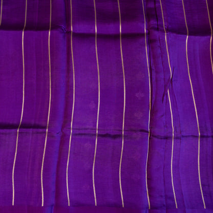 Benarasi Mango Silk Saree in Purple | Rumani Dhaage