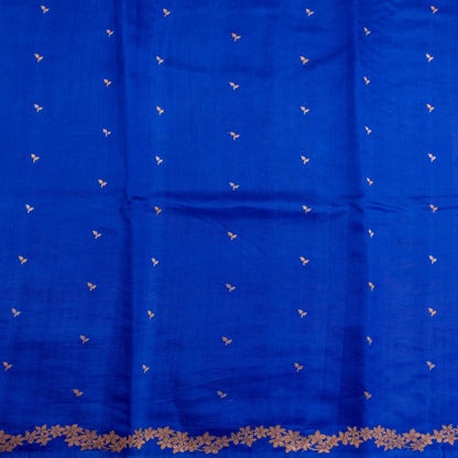 Benarasi Mango Silk Saree in Royal Blue | Rumani Dhaage