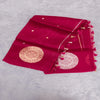 Benarasi Kora Organza Saree in Maroon | Rumani Dhaage
