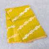 Benarasi Kora Organza Leheriya Saree in Lime Green | Rumani Dhaage