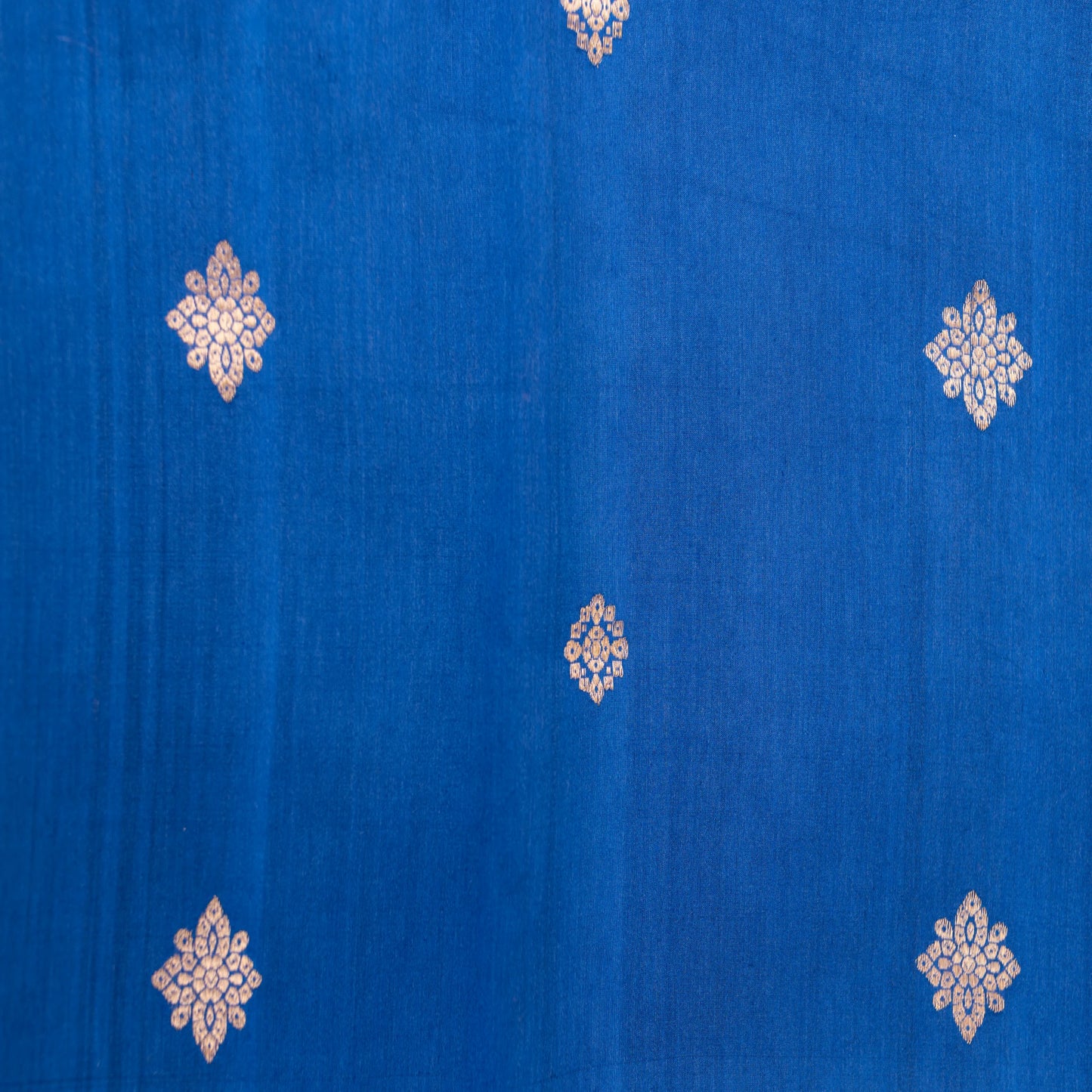 Benarasi Chiniya Silk Suit Set in German Blue | Rumani Dhaage